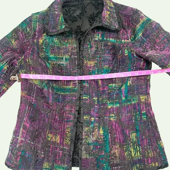 Christopher & Banks Reversible Tapestry Jacket - Picture 3 of 7